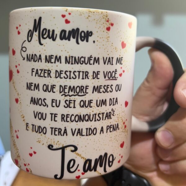 ☕✨ Caneca de Porcelana Mágica Preto Fosco – Surpreenda em Todas as Ocasiões! - Image 3