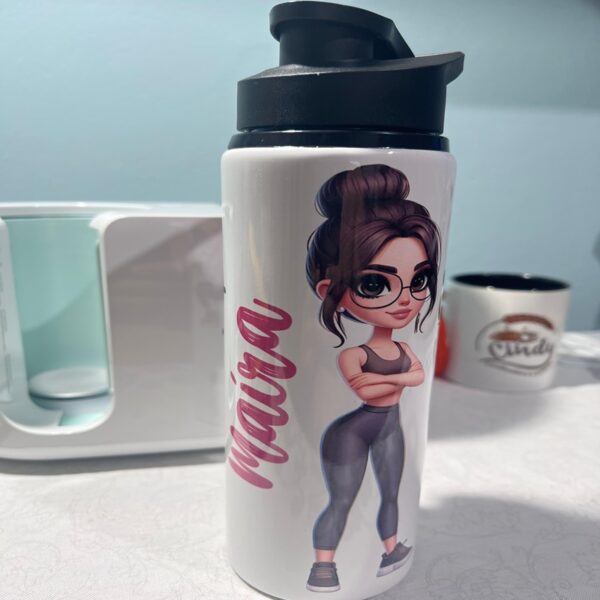 🥤 Squeeze Personalizada – Nome, Avatar, Frase ou O Que Você Desejar!