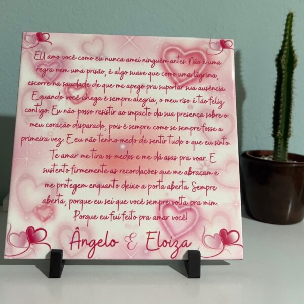 🖼 Azulejo 15x15 Personalizado – Fotos, Frases ou O Que Você Desejar! - Image 4